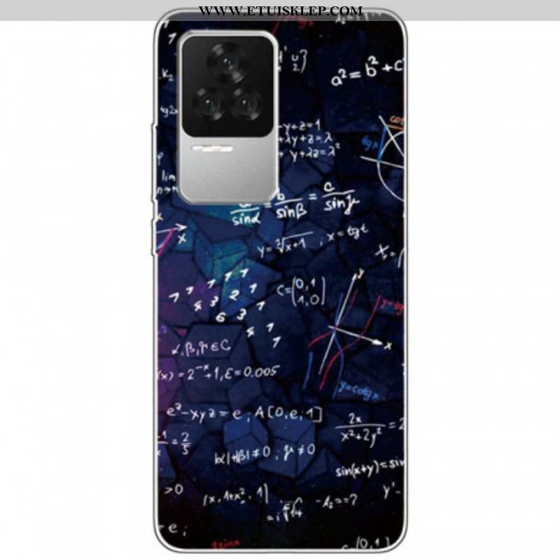 Etui do Poco F4 Silikonowe Obliczenia Matematyczne